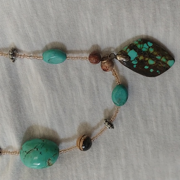 Turquoise Gemstone Necklace - Picture 7 of 10